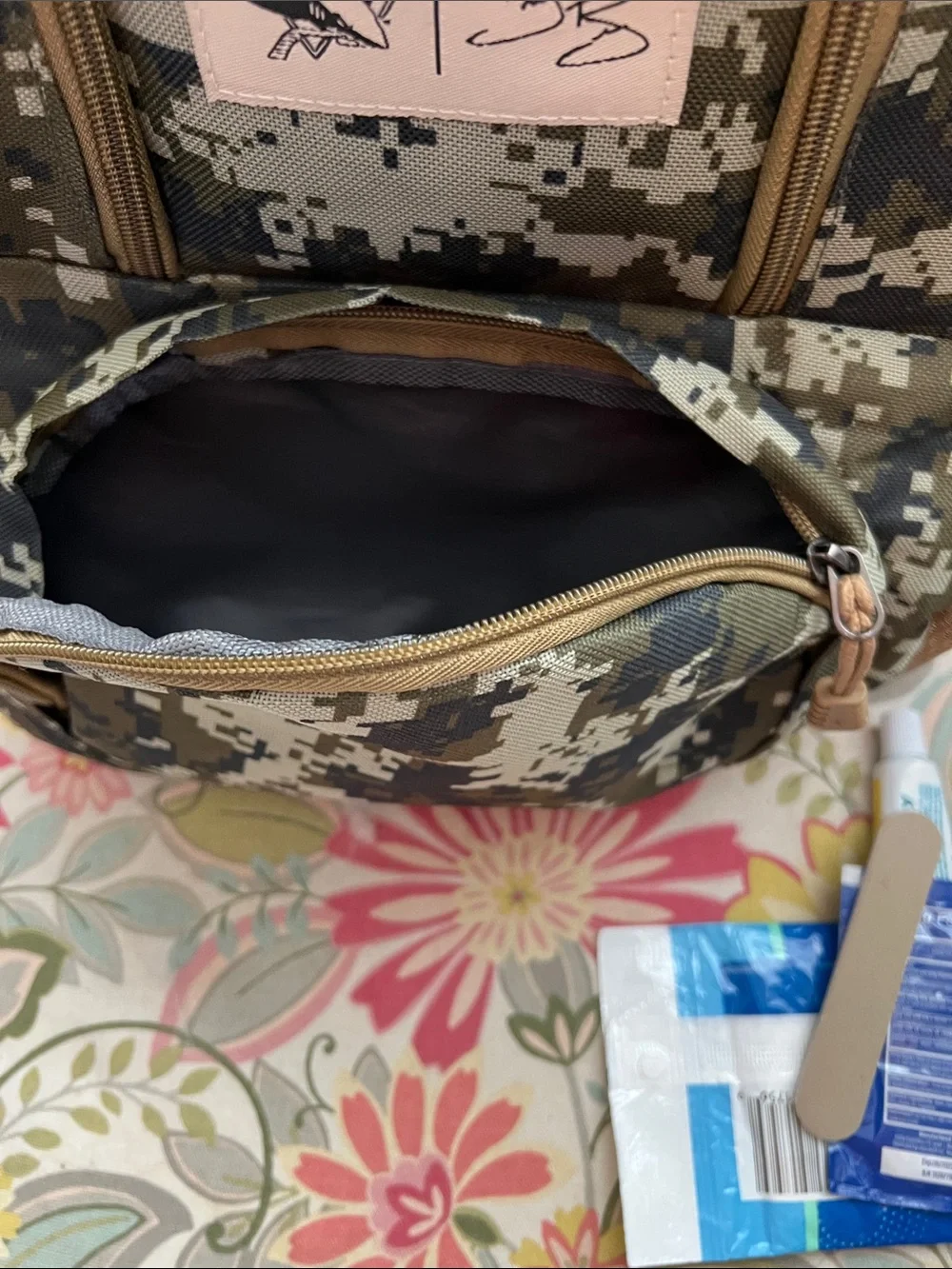 San Jose Sharks Brent Burns Camo Backpack